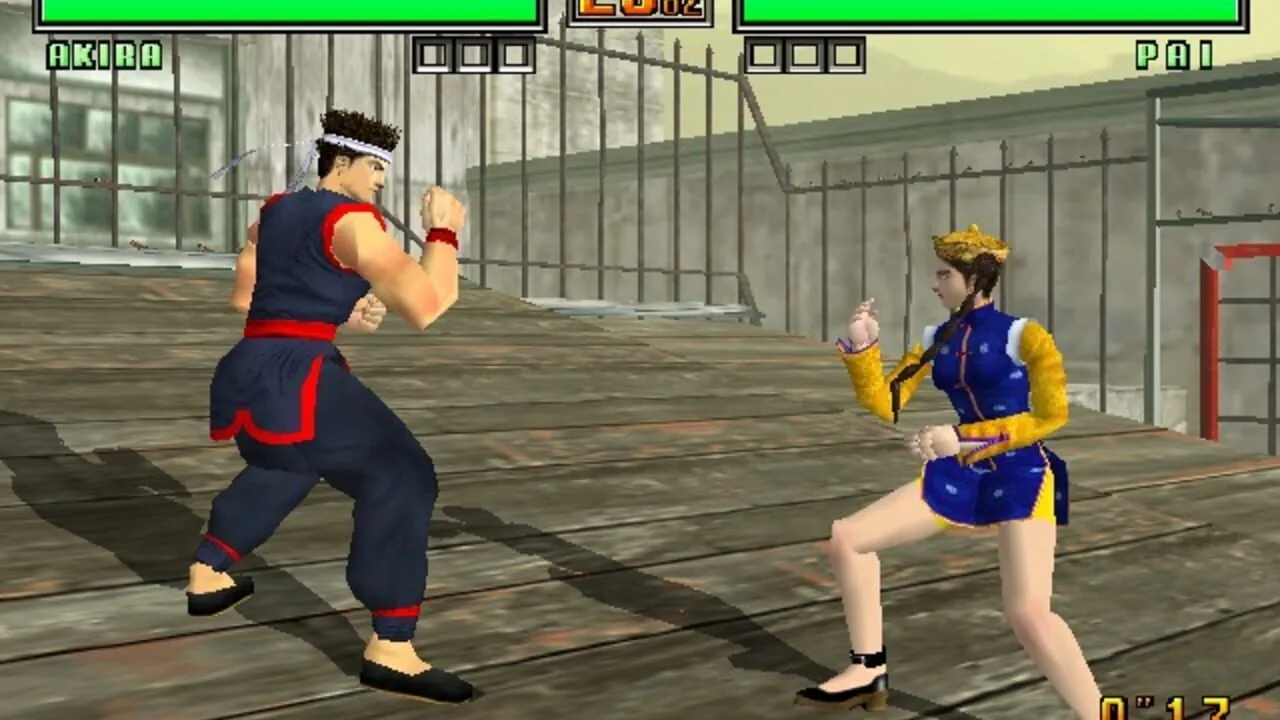 Virtua Fighter 3tb gameplay on Dreamcast