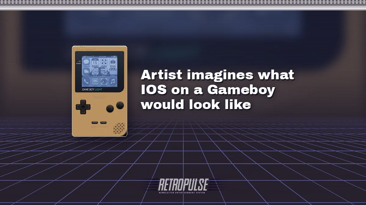 Artist imagines what IOS on a Gameboy would look like