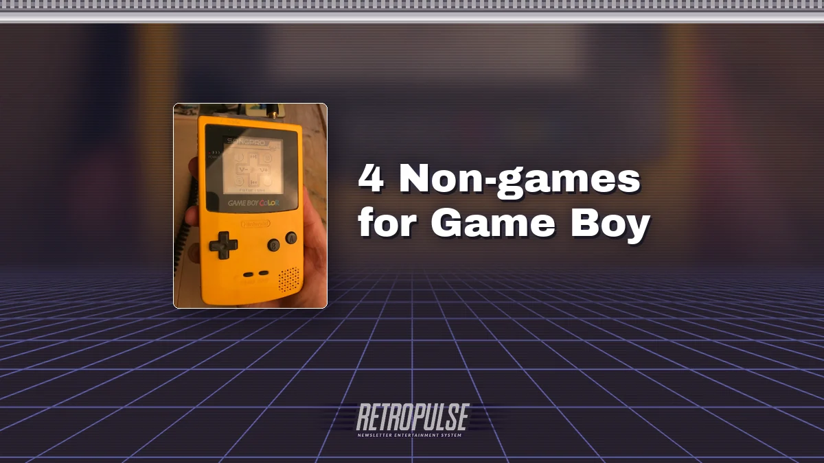 4 Non-games for Game Boy