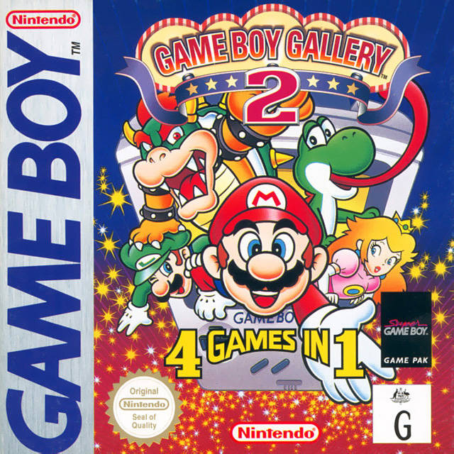 The Australian box, sold as Game Boy Gallery 2