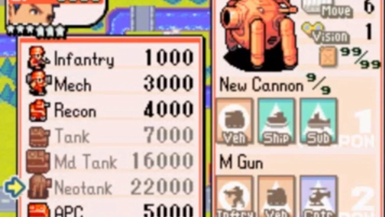 Advance Wars 2: Black Hole Rising screenshot 1