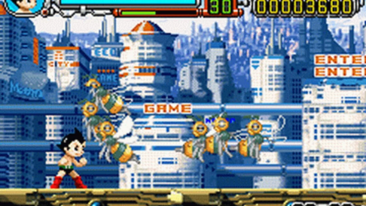 Astro Boy: Omega Factor gameplay on Game Boy Advance