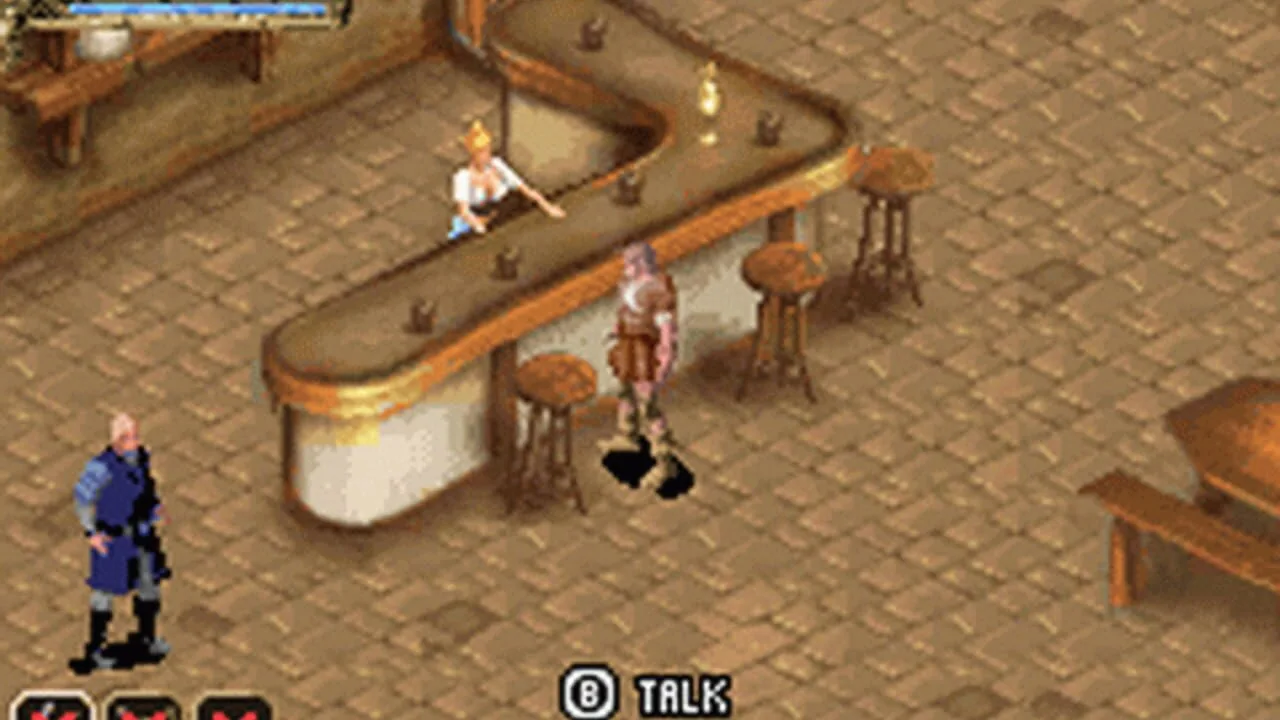 Baldur's Gate: Dark Alliance gameplay on Game Boy Advance