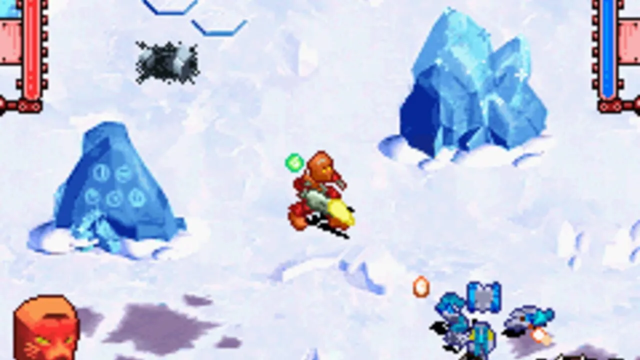 Bionicle Heroes gameplay on Game Boy Advance