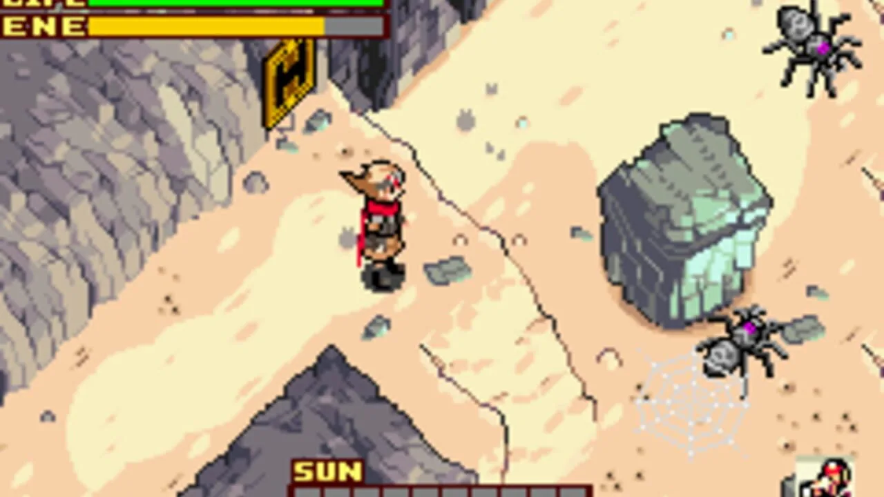 Boktai 2: Solar Boy Django gameplay on Game Boy Advance