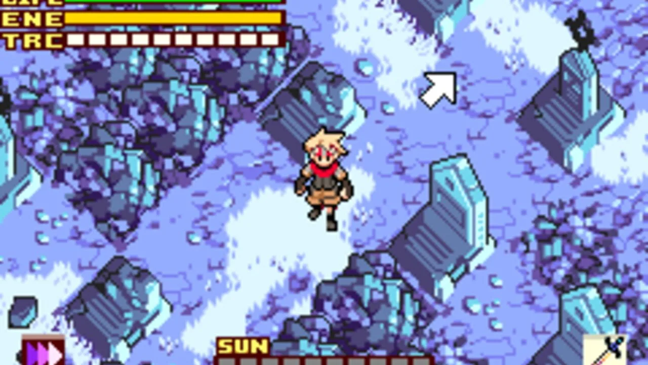 Boktai 3: Sabata's Counterattack gameplay on Game Boy Advance