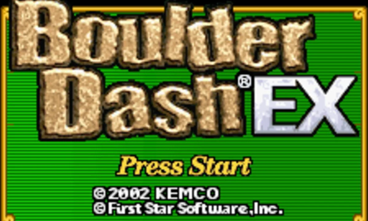 Boulder Dash EX gameplay on Game Boy Advance