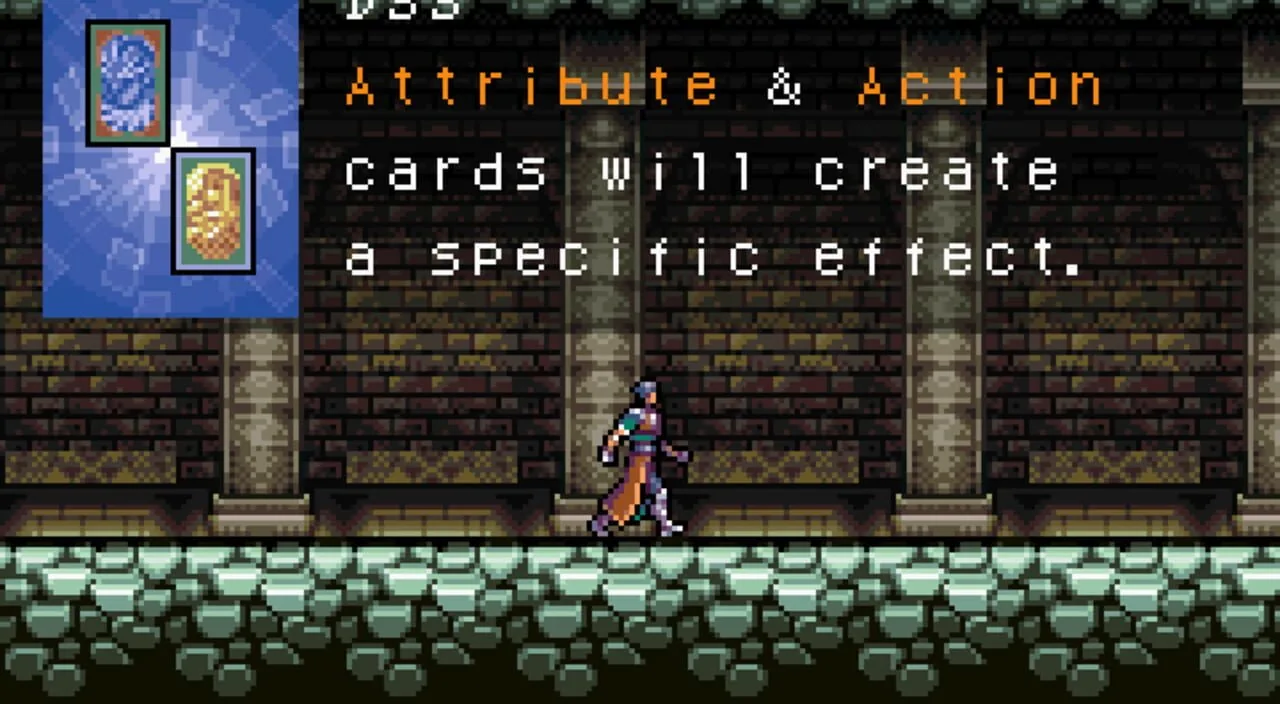 Castlevania: Circle of the Moon gameplay on Game Boy Advance