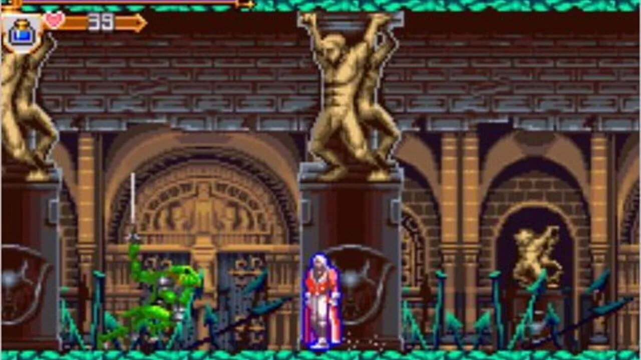 Castlevania: Harmony of Dissonance gameplay on Game Boy Advance