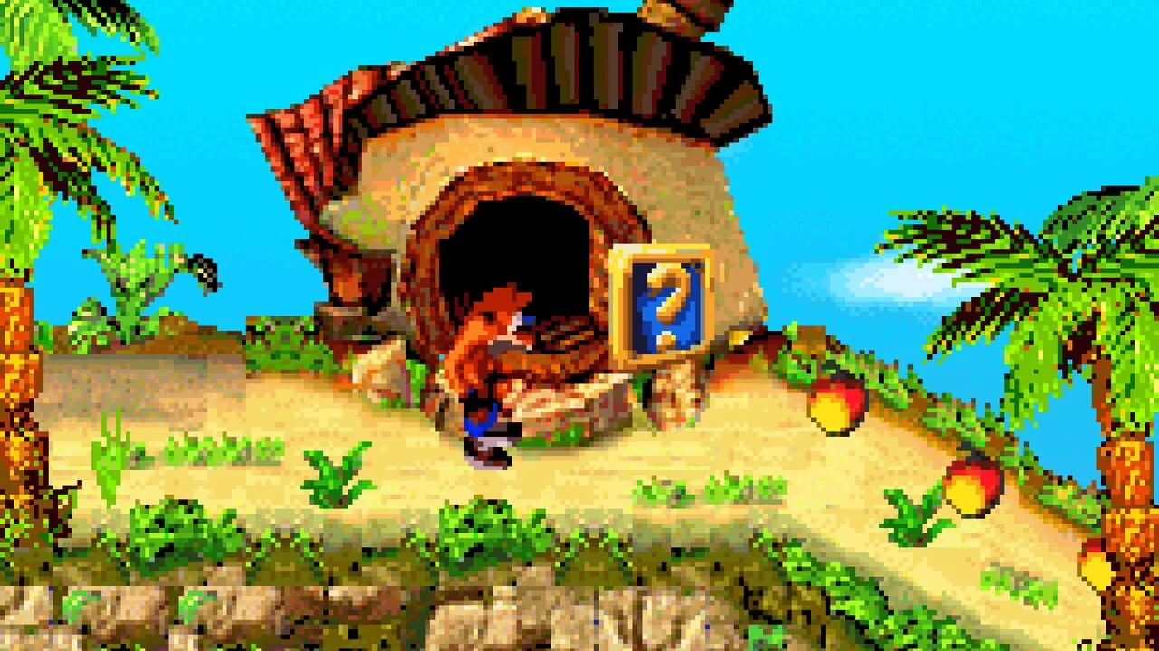 Crash Bandicoot 2: N-Tranced gameplay on Game Boy Advance