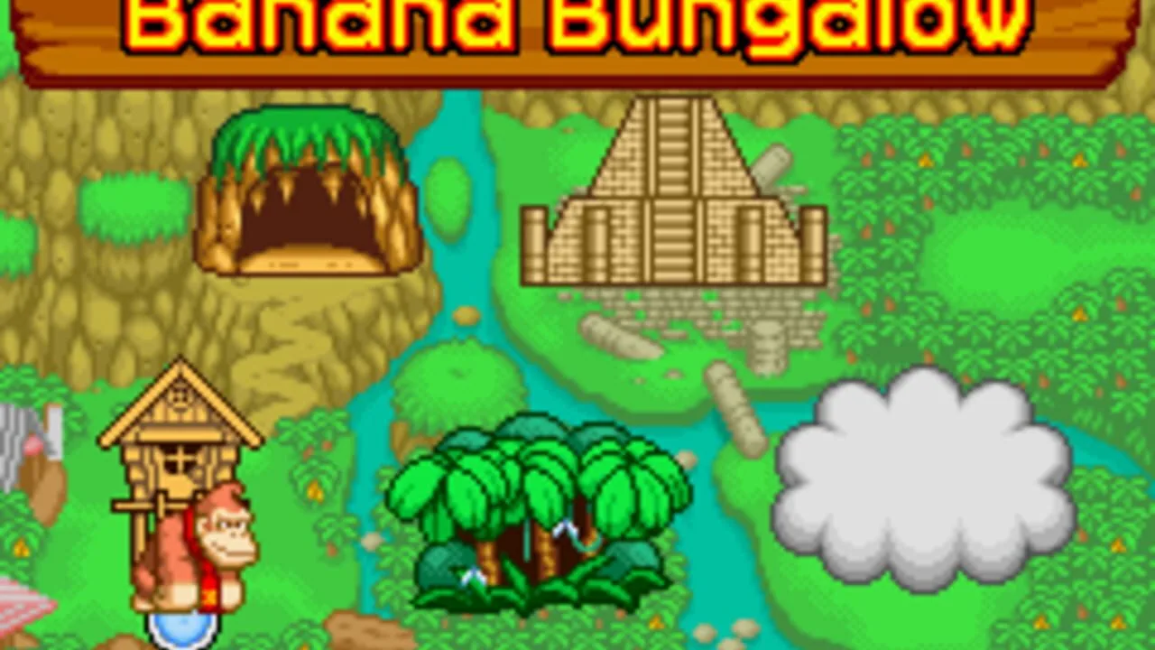 DK: King of Swing gameplay on Game Boy Advance