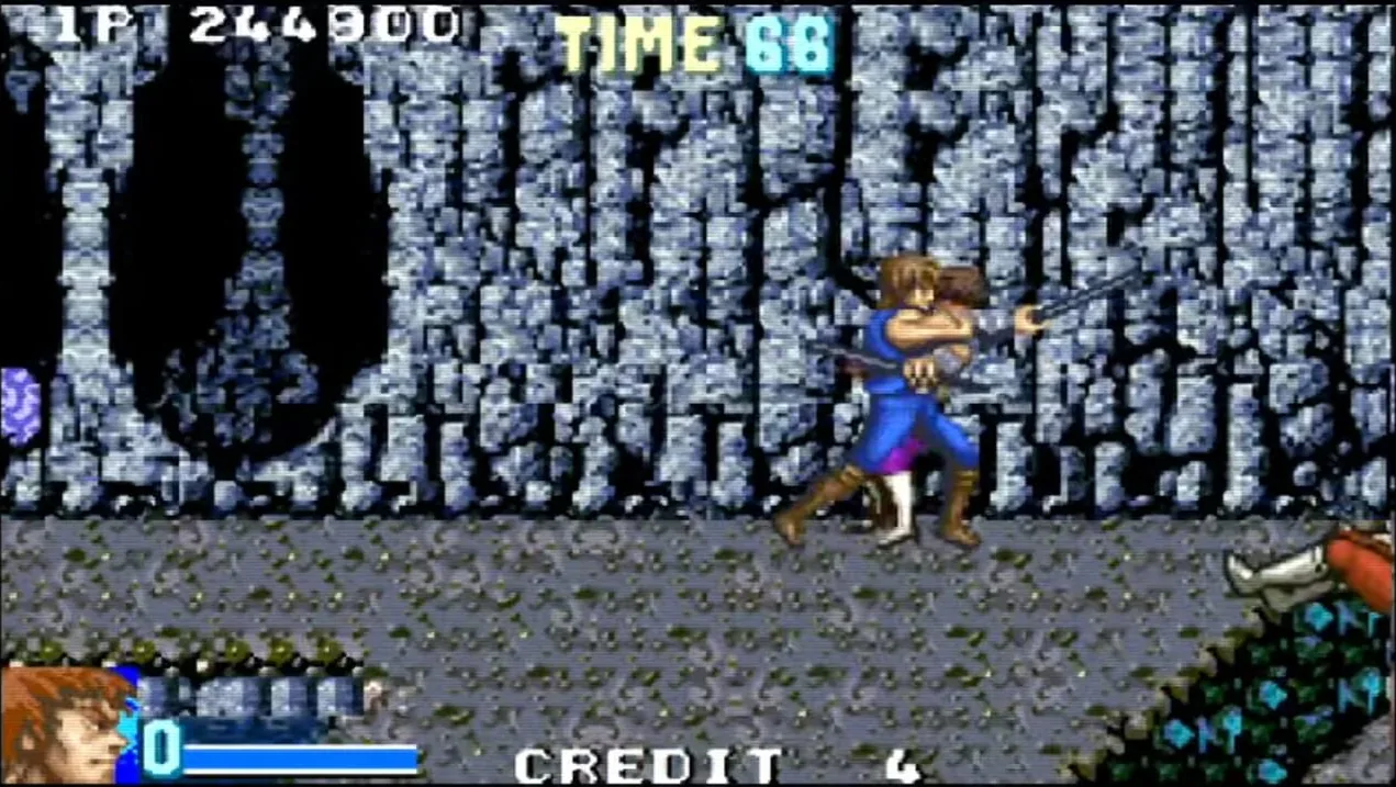 Double Dragon Advance gameplay on Game Boy Advance