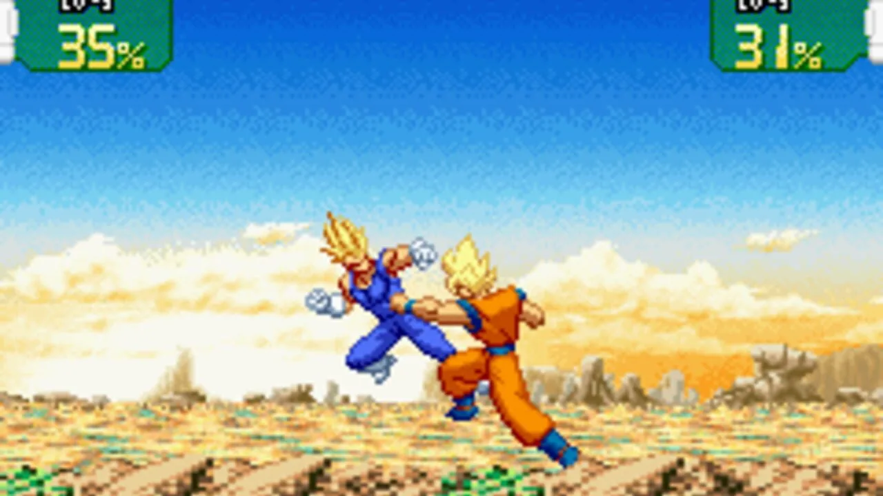 Dragon Ball Z: Supersonic Warriors gameplay on Game Boy Advance