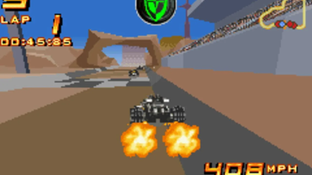 Drome Racers gameplay on Game Boy Advance
