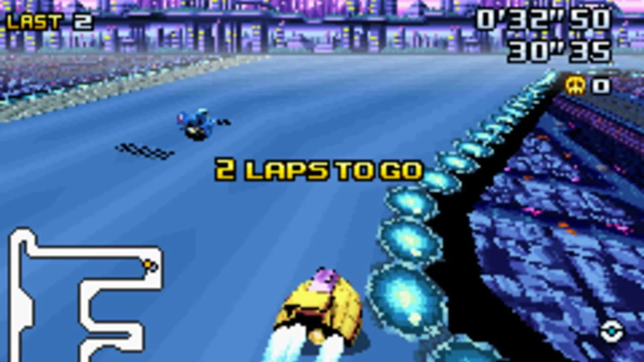 F-Zero Climax gameplay on Game Boy Advance