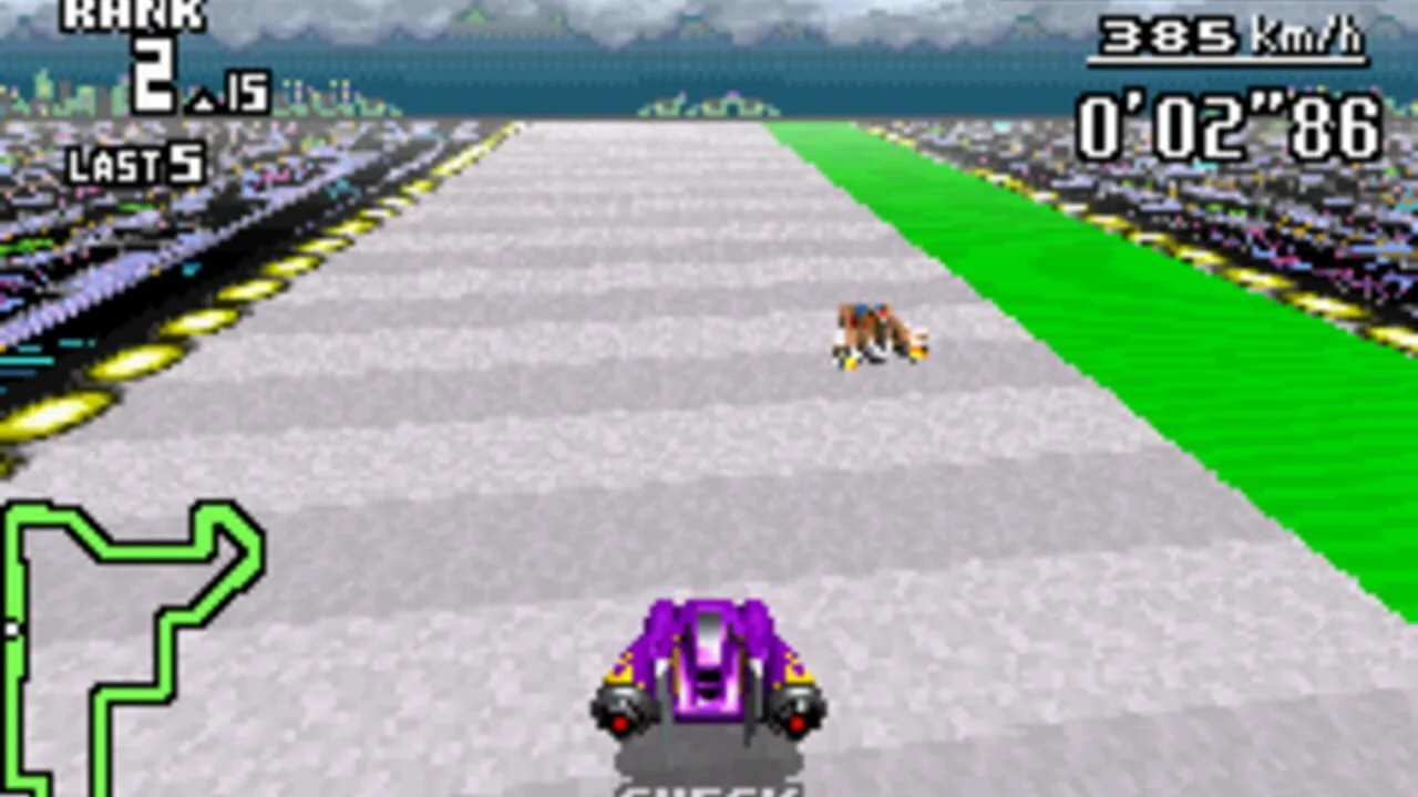F-Zero: Maximum Velocity gameplay on Game Boy Advance
