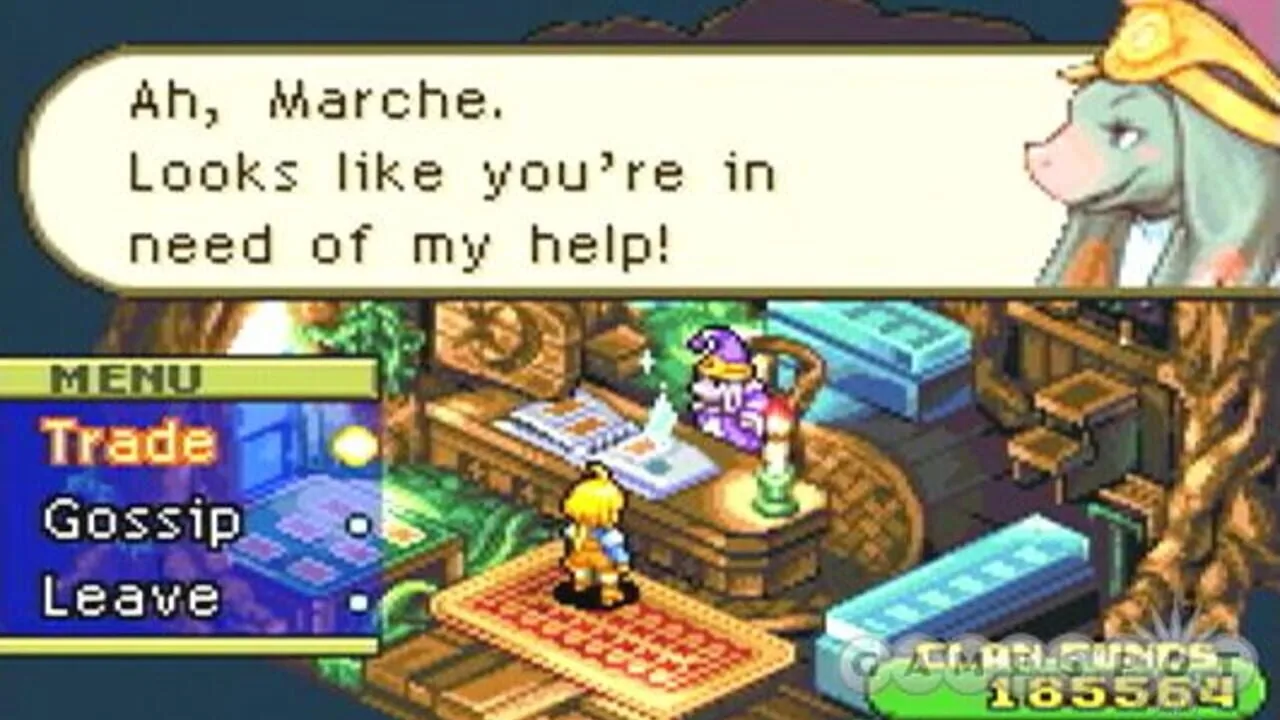 Final Fantasy Tactics Advance gameplay on Game Boy Advance
