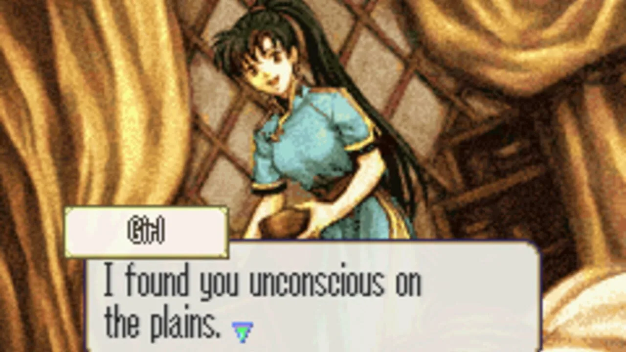 Fire Emblem gameplay on Game Boy Advance