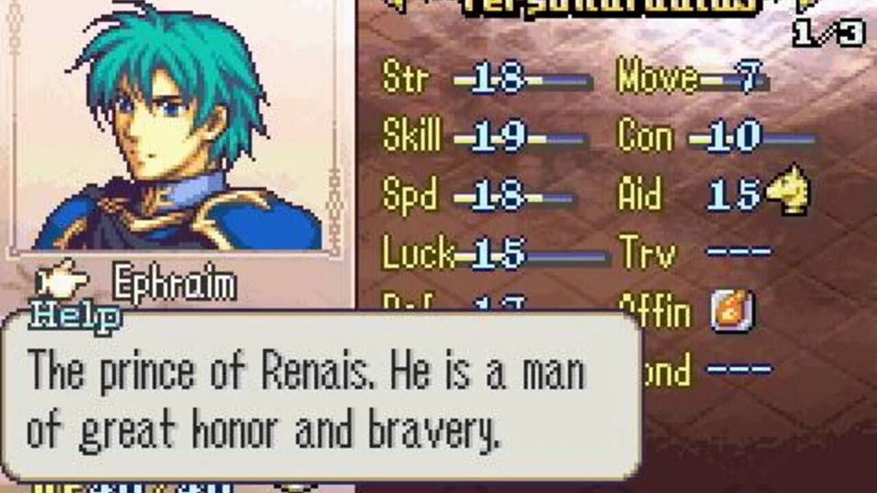 Fire Emblem: The Sacred Stones gameplay on Game Boy Advance