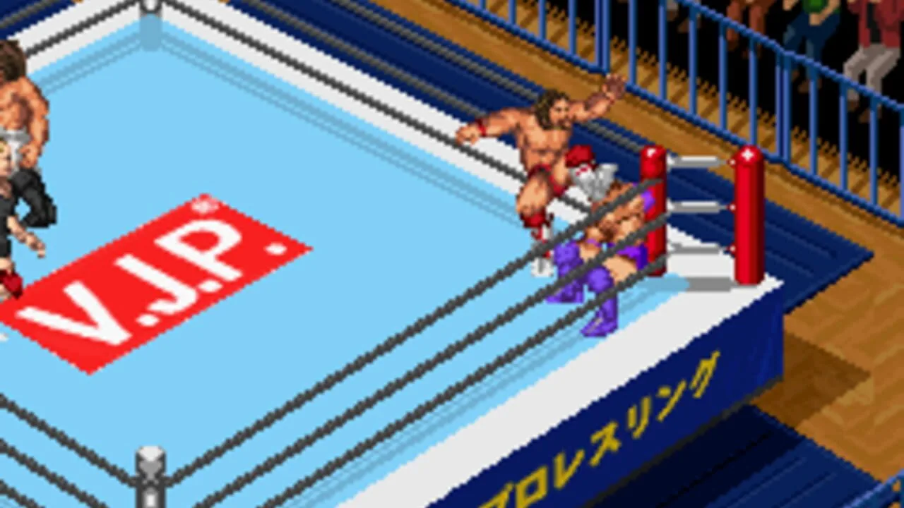 Fire Pro Wrestling 2 gameplay on Game Boy Advance