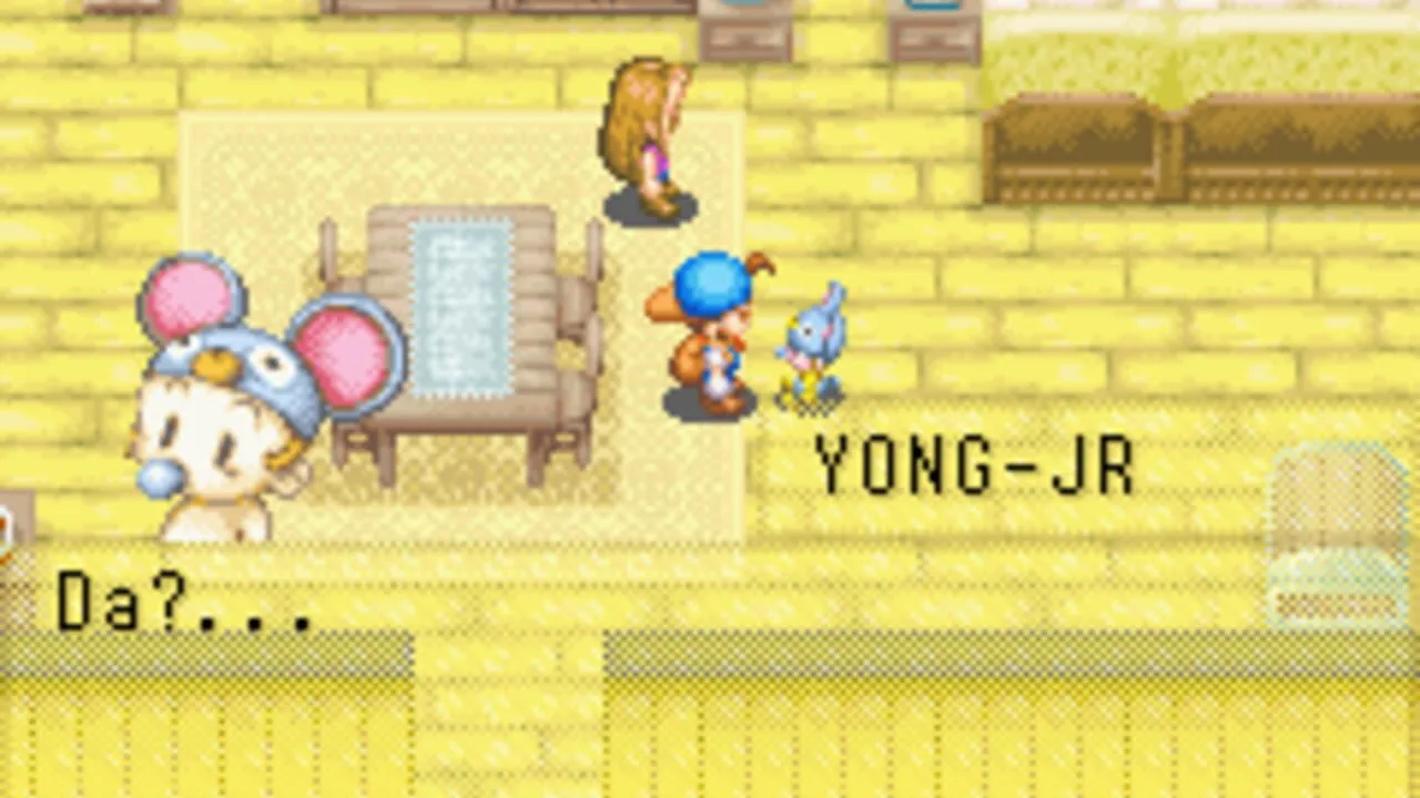 Harvest Moon: Friends of Mineral Town gameplay on Game Boy Advance