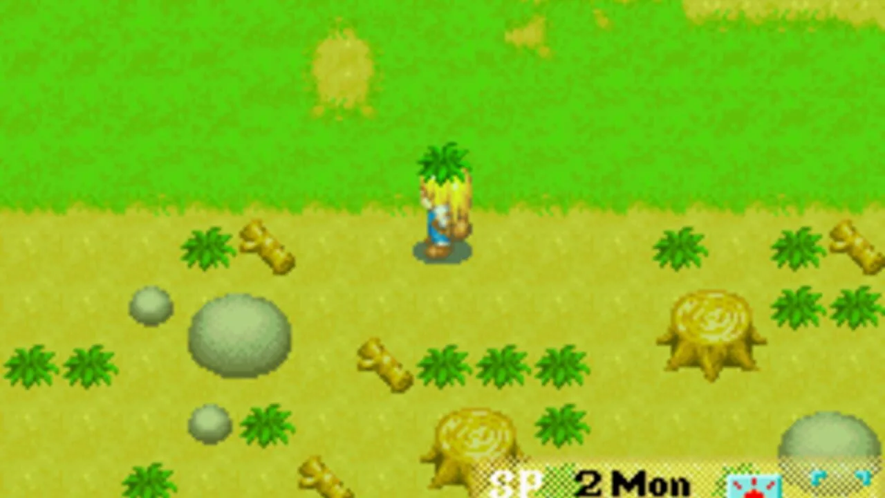 Harvest Moon: More Friends of Mineral Town gameplay on Game Boy Advance