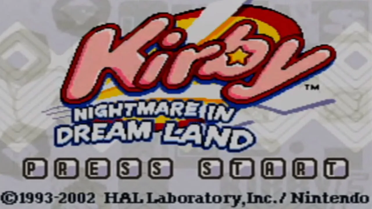 Kirby: Nightmare in Dream Land screenshot 1