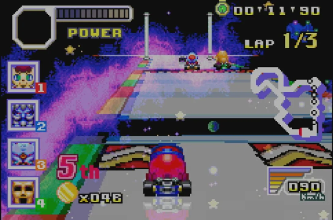 Konami Krazy Racers gameplay on Game Boy Advance