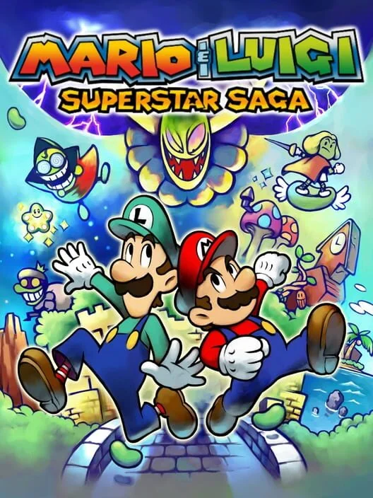 Mario & Luigi: Superstar Saga box art