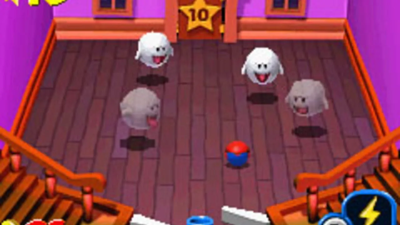Mario Pinball Land gameplay on Game Boy Advance