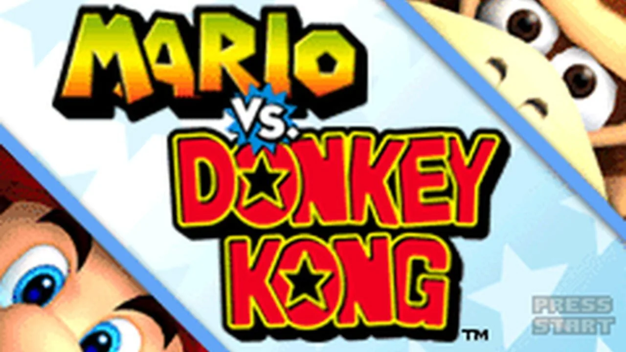 Mario vs. Donkey Kong gameplay on Game Boy Advance