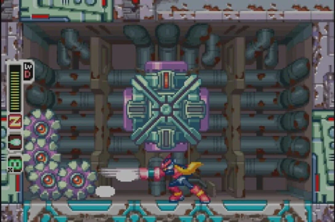 Mega Man Zero 4 gameplay on Game Boy Advance