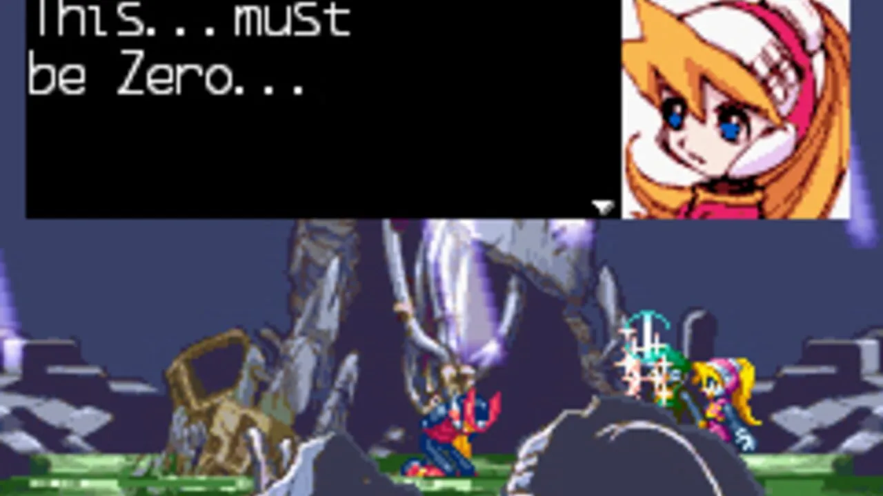 Mega Man Zero gameplay on Game Boy Advance