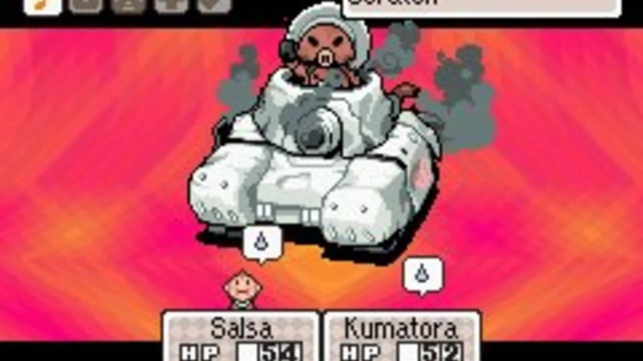 Mother 3 gameplay on Game Boy Advance