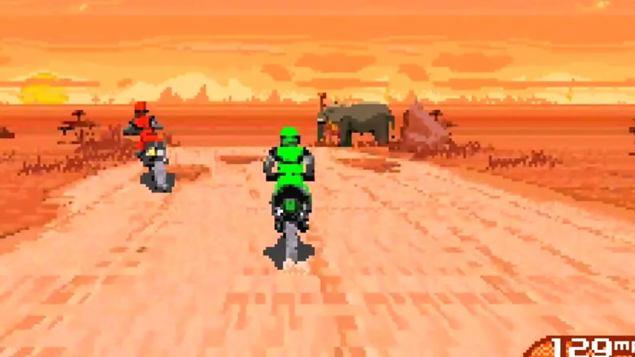 Moto Racer Advance gameplay on Game Boy Advance