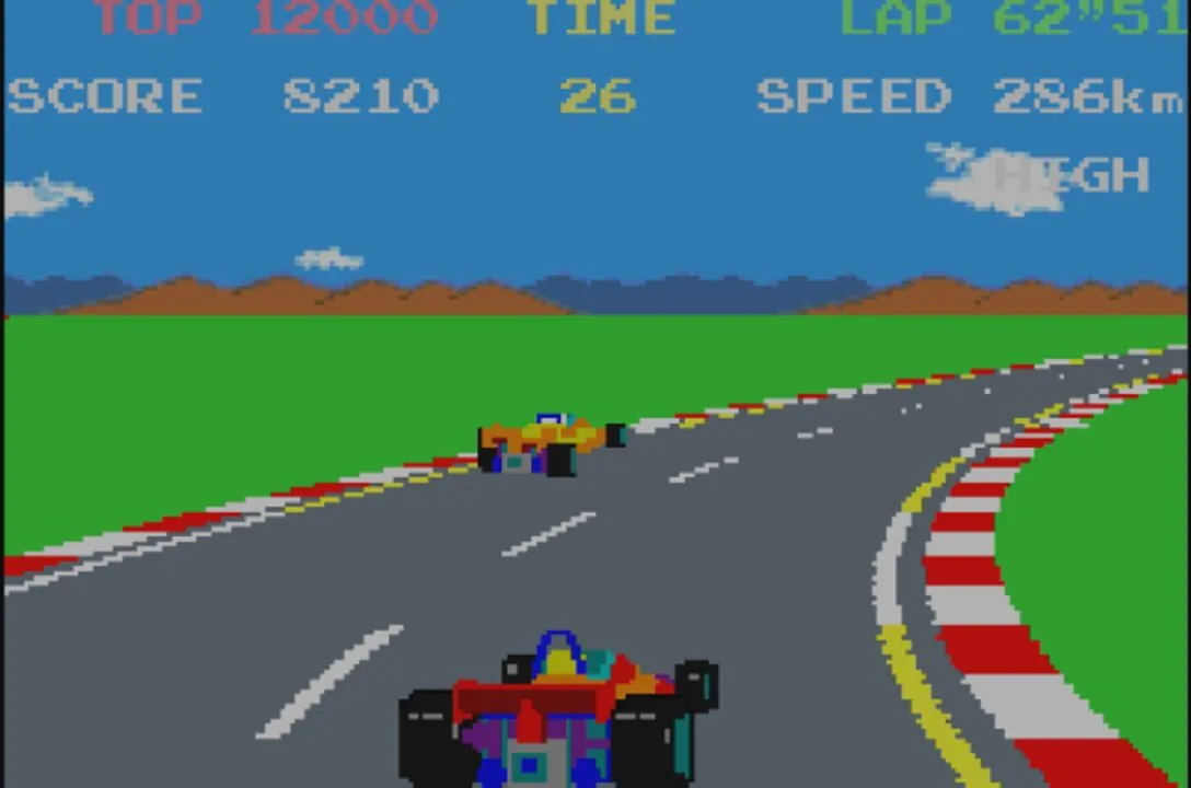 Namco Museum gameplay on Game Boy Advance