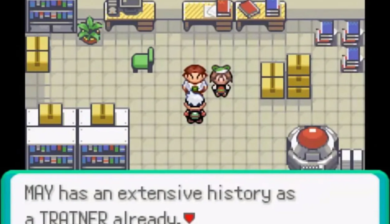 Pokémon Emerald gameplay on Game Boy Advance