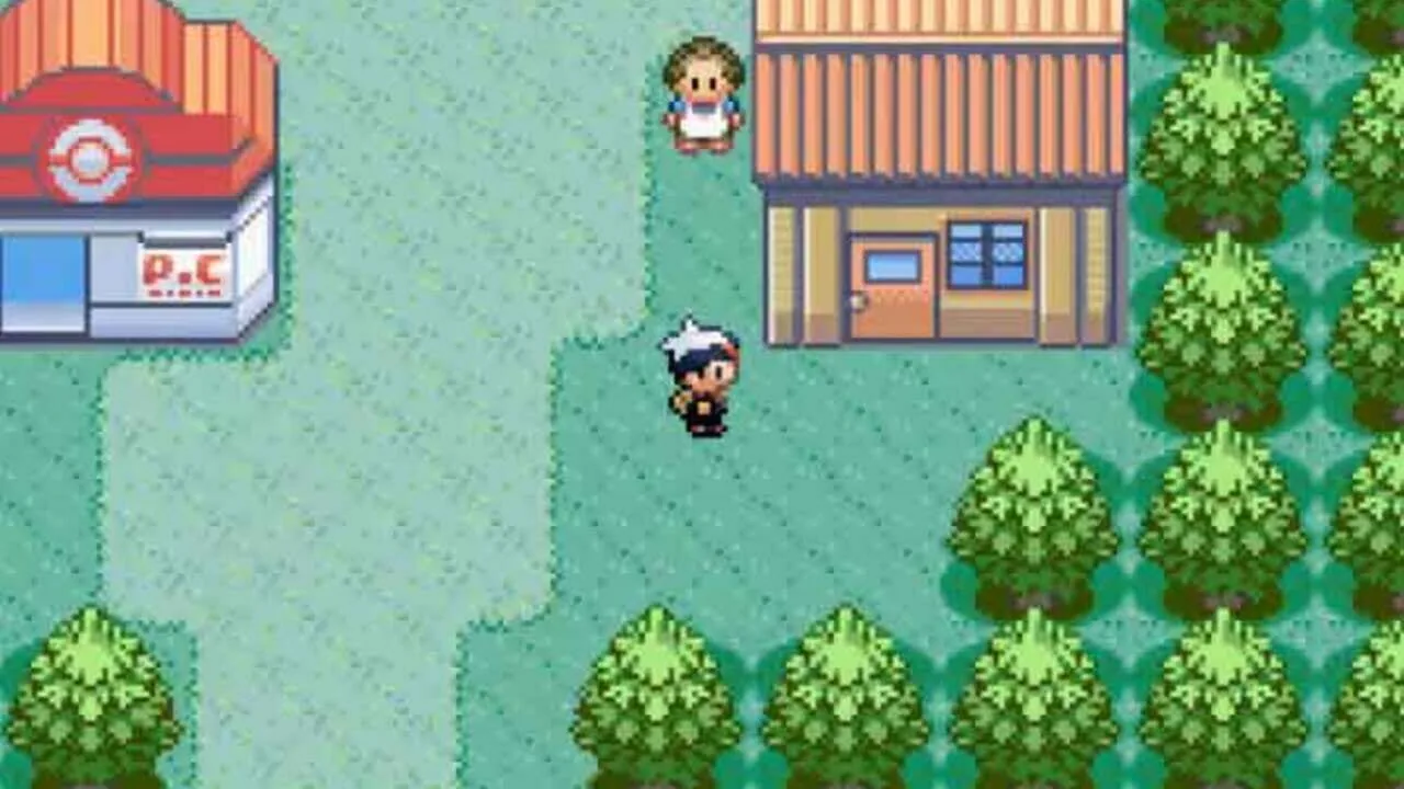 Pokémon Ruby Version gameplay on Game Boy Advance