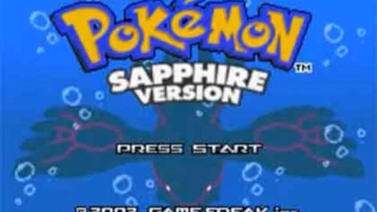 Pokémon Sapphire Version screenshot 1