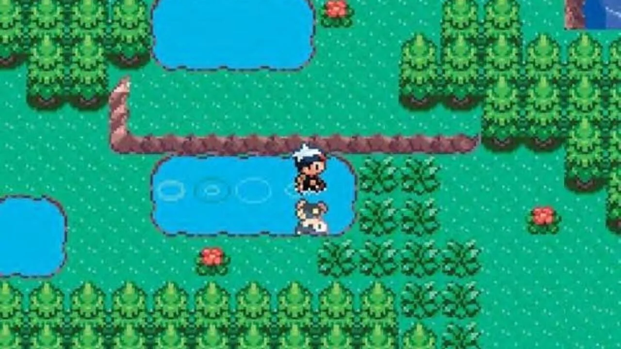 Pokémon Sapphire Version gameplay on Game Boy Advance