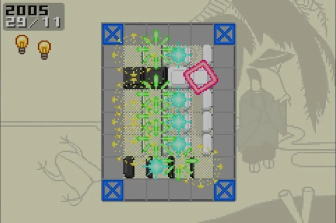 Polarium Advance gameplay on Game Boy Advance