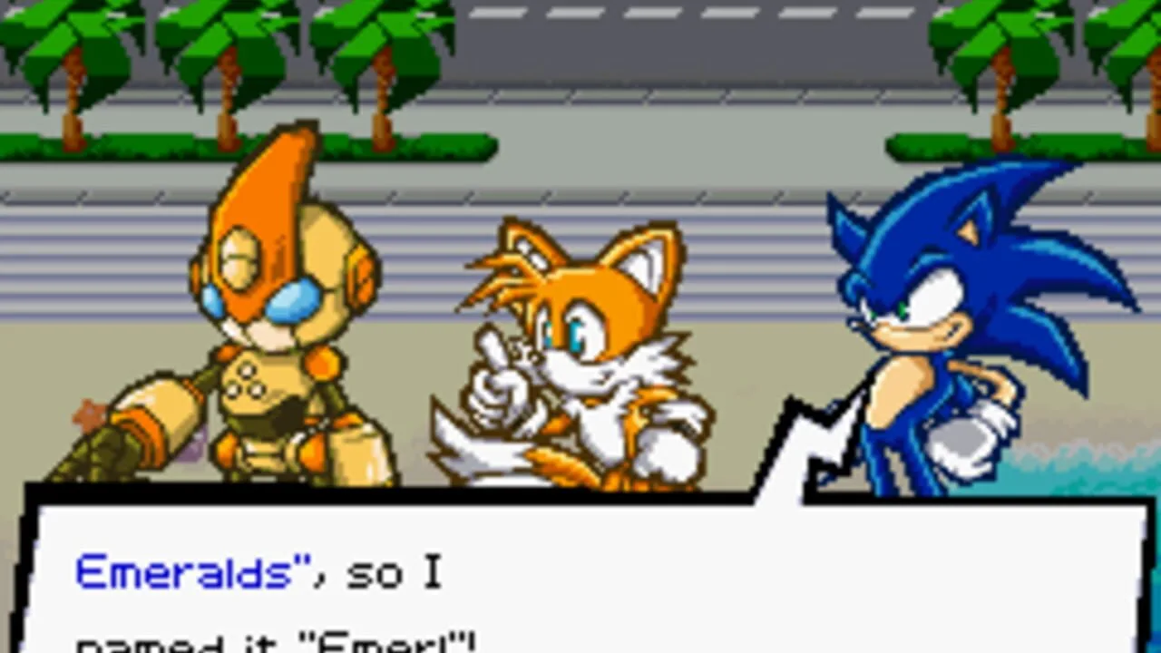 Sonic Battle gameplay on Game Boy Advance