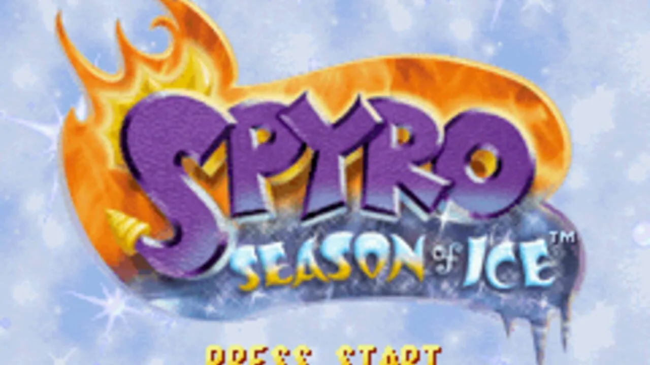 Spyro: Season of Ice gameplay on Game Boy Advance