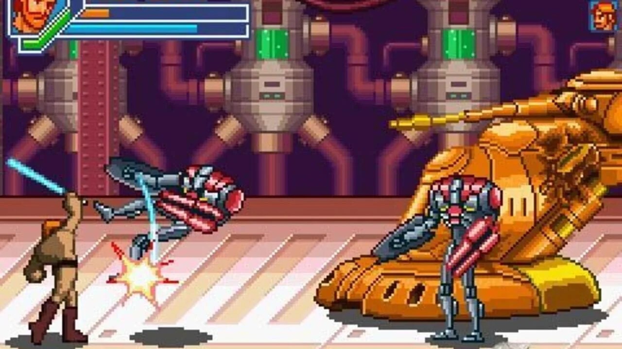 Star Wars: Episode III - Revenge of the Sith gameplay on Game Boy Advance