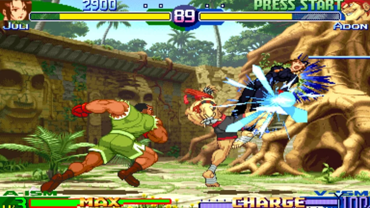Street Fighter Alpha 3 gameplay on Game Boy Advance