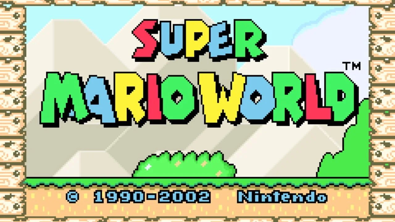 Super Mario World gameplay on Game Boy Advance