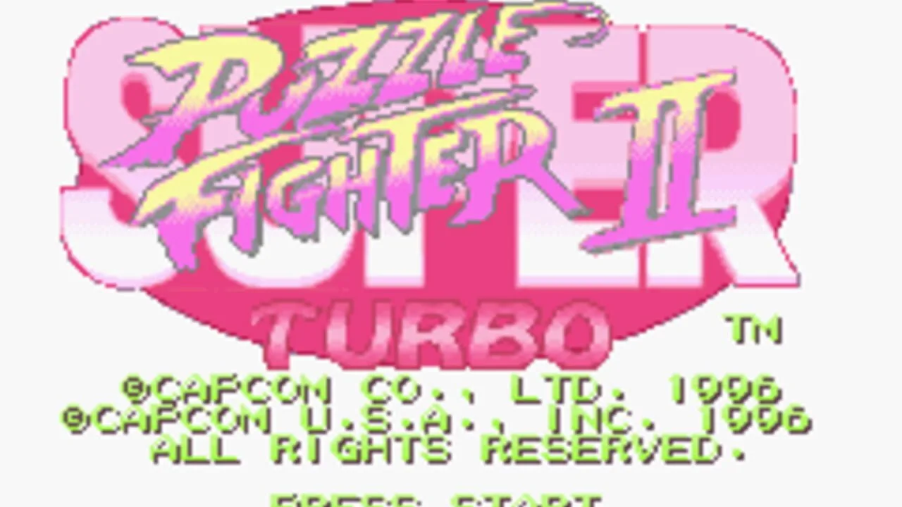 Super Puzzle Fighter II Turbo gameplay on Game Boy Advance
