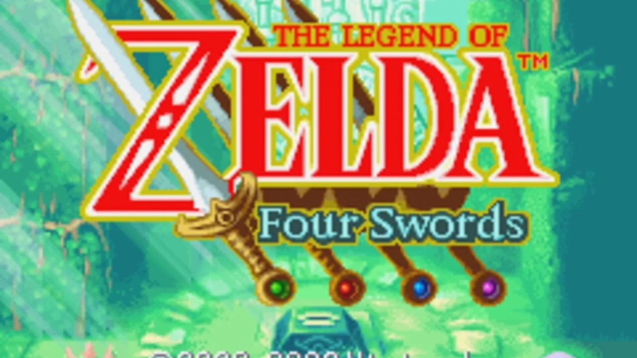 The Legend of Zelda: Four Swords gameplay on Game Boy Advance