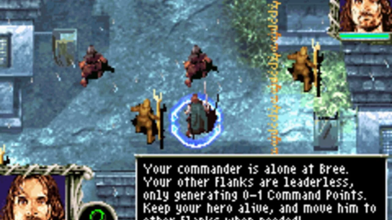 The Lord of the Rings: The Third Age gameplay on Game Boy Advance