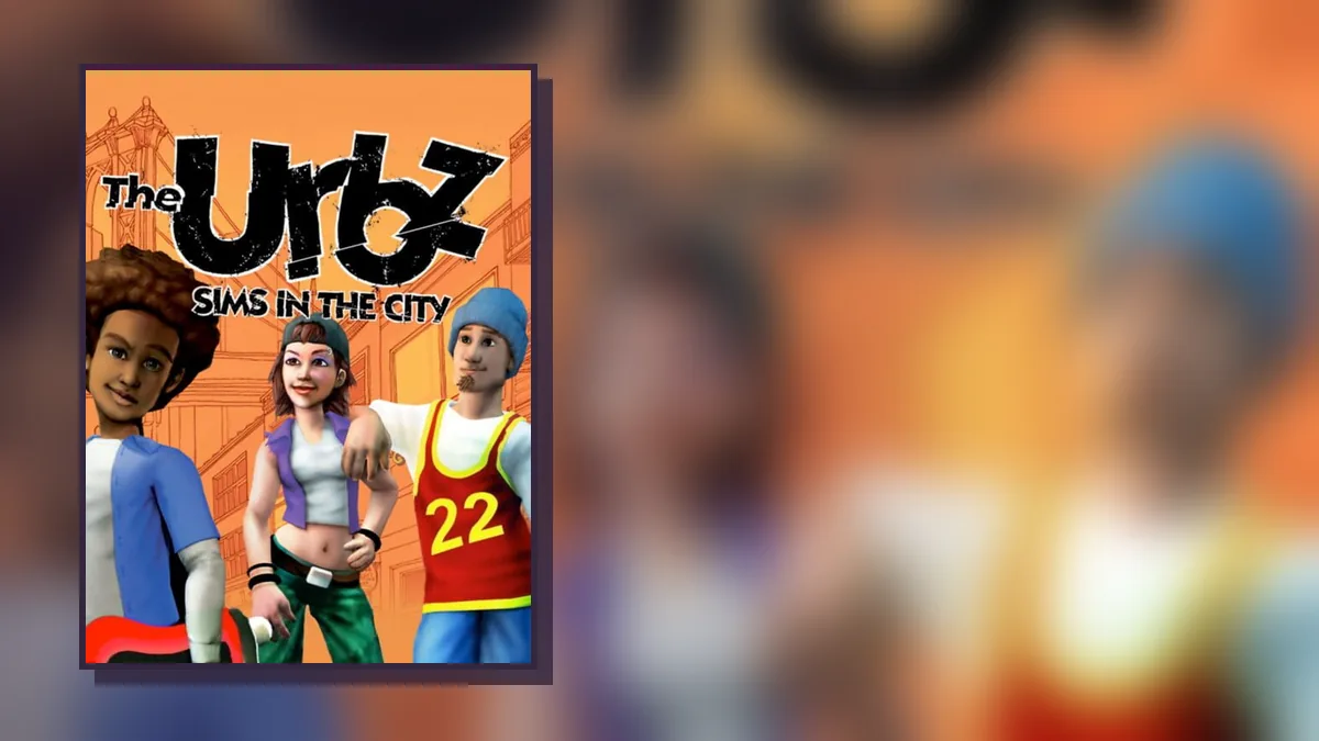 The Urbz: Sims in the City on Game Boy Advance: box art and gameplay